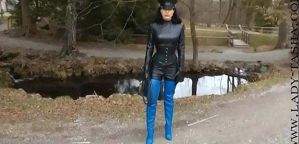  mistress in bleu boots